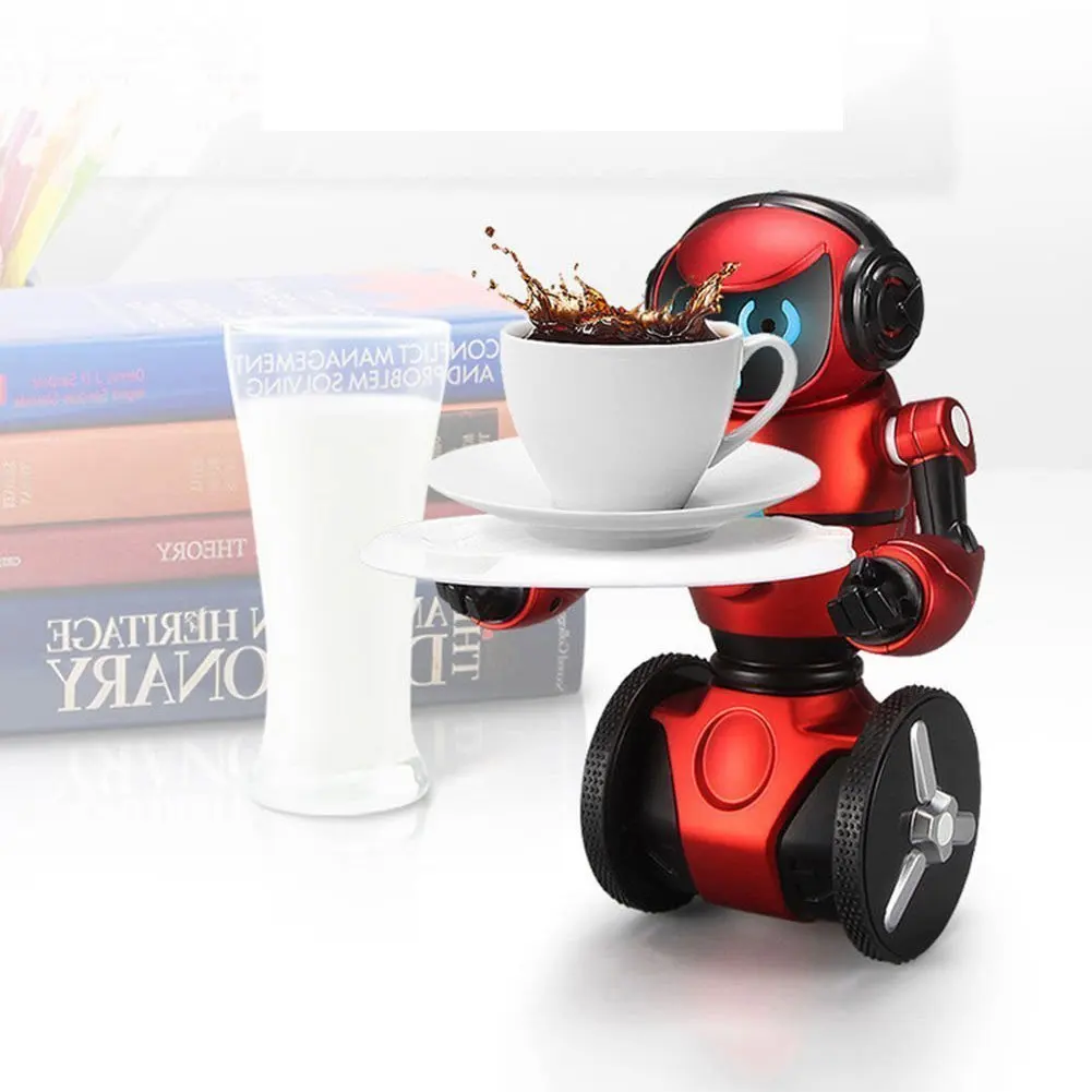 robot red car