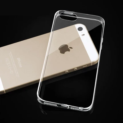 2pcs Ultra Thin Soft TPU Gel Original Transparent Case For iPhone 5 5S Crystal Clear Silicon