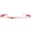 New design stainless steel C shape bangle bracelet for lovers fashion accessories