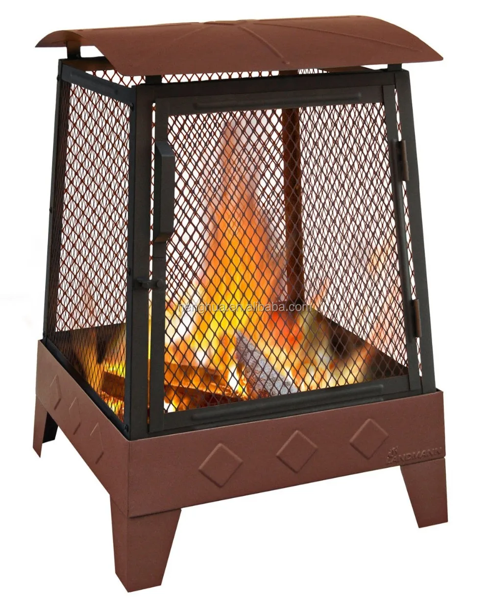 Steel Fire Chimenea Beer Bottleshaped Fire Pit Buy Beer Bottle