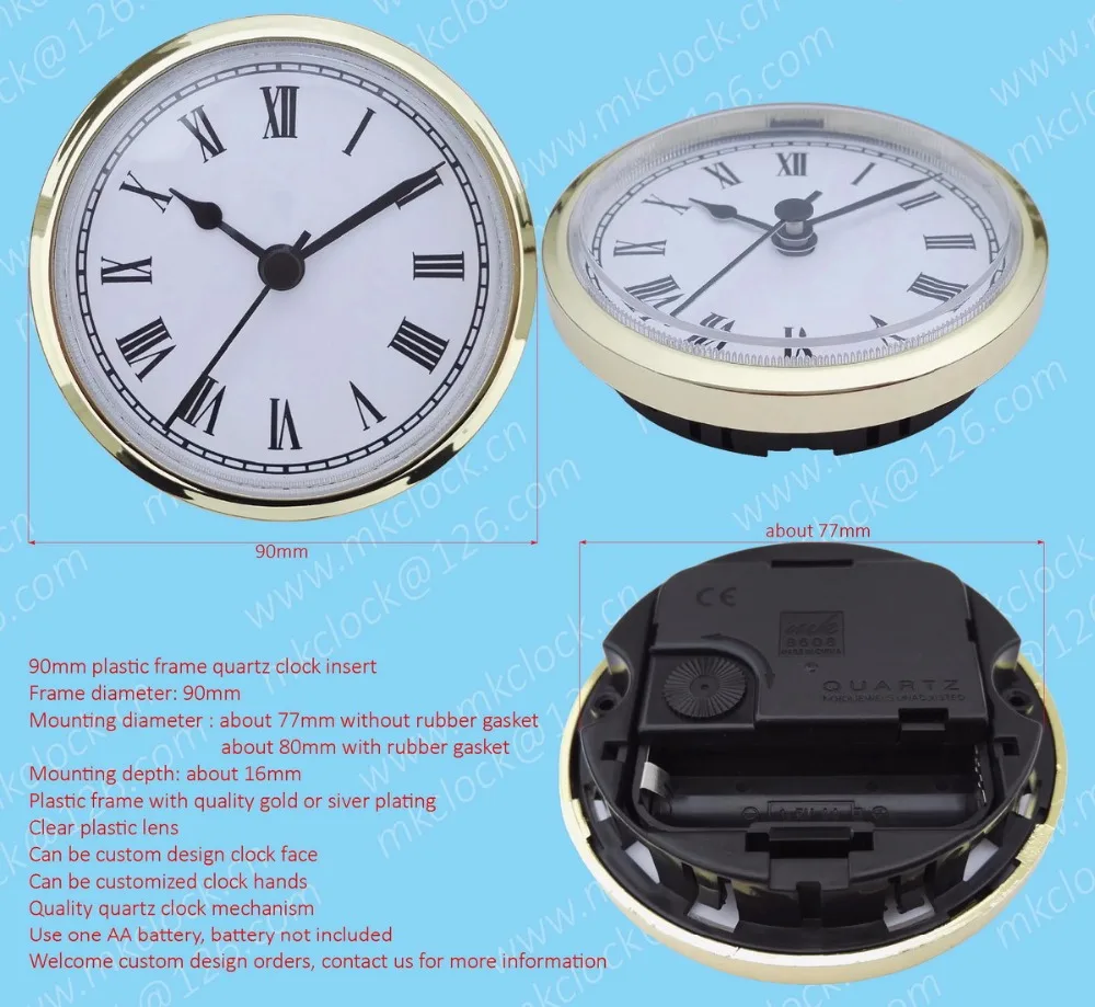 quartz clock battery