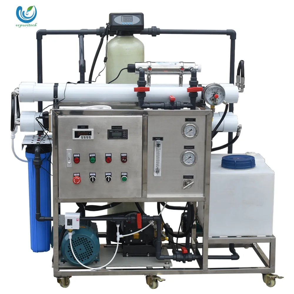5TPD RO Housing Seawater Desalination Drinking Water Plant