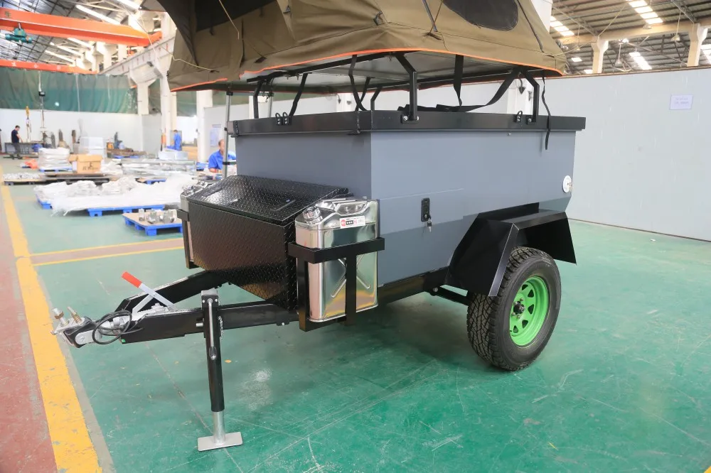 Folding Camper Trailer с подъемной крышей