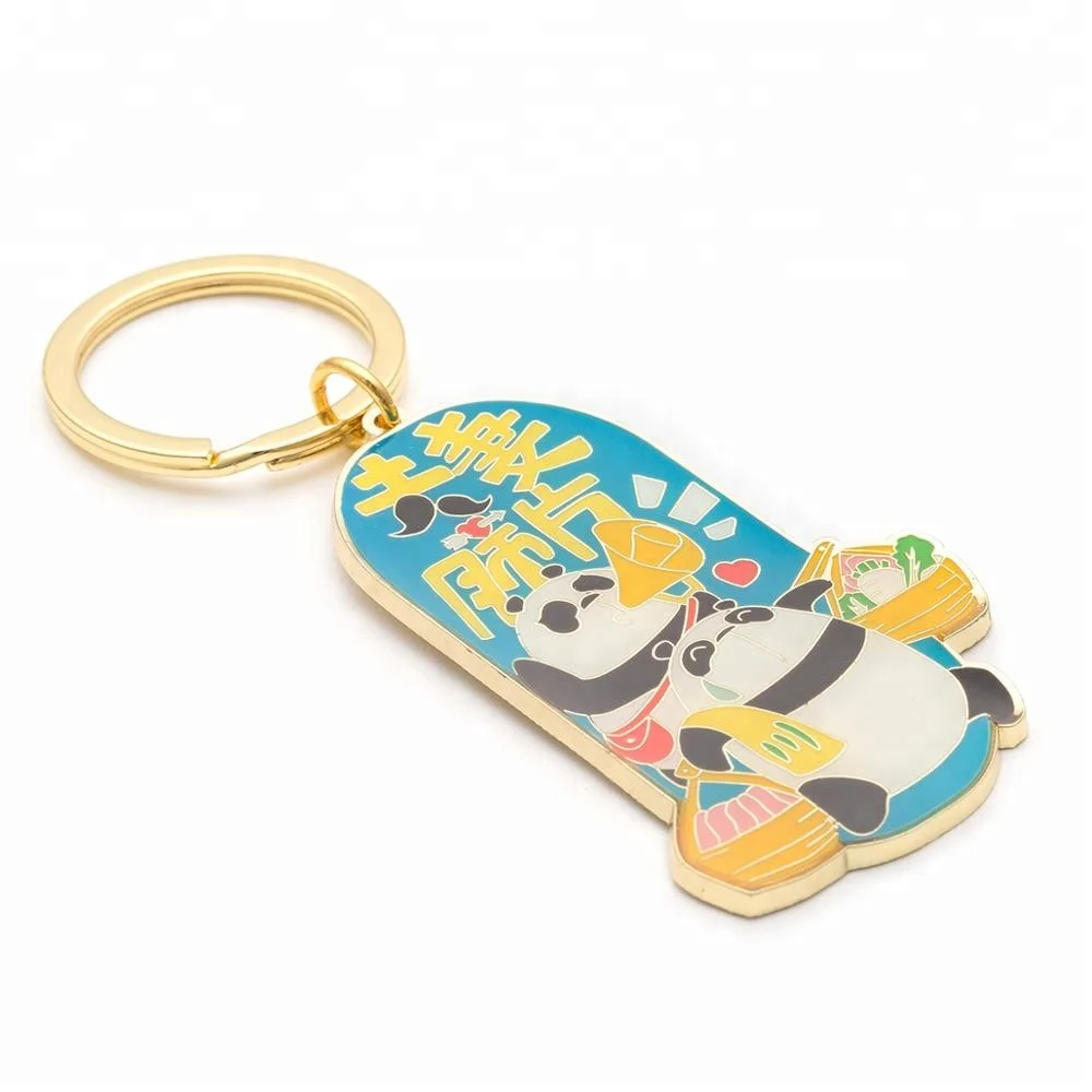 Custom metal key ring