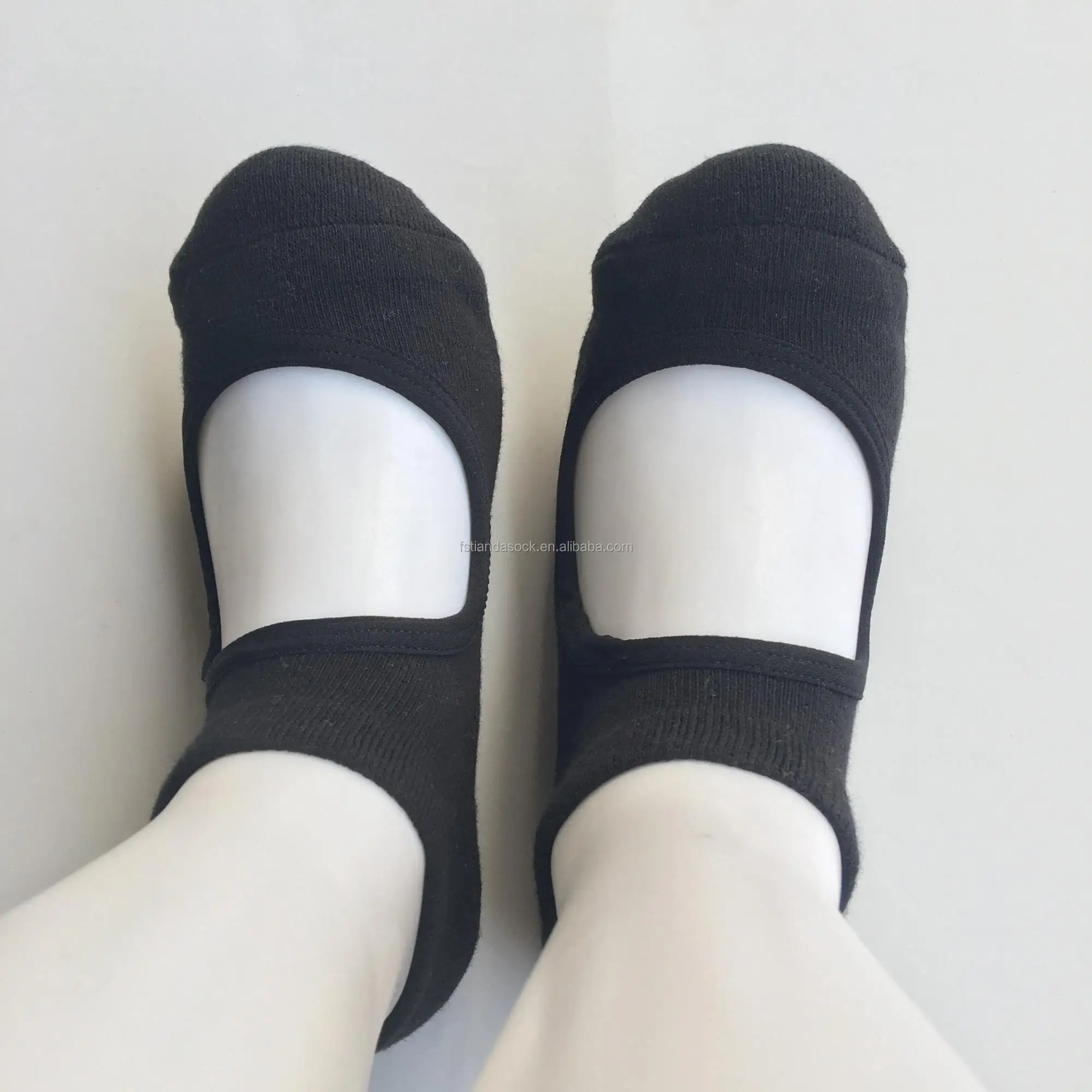 Open Top Trim Bella Non Slip Grips Socks Anti Slip Sock Core Pilates
