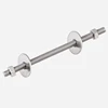 304 316 stainless steel double threaded bolt all thread rod nuts washer