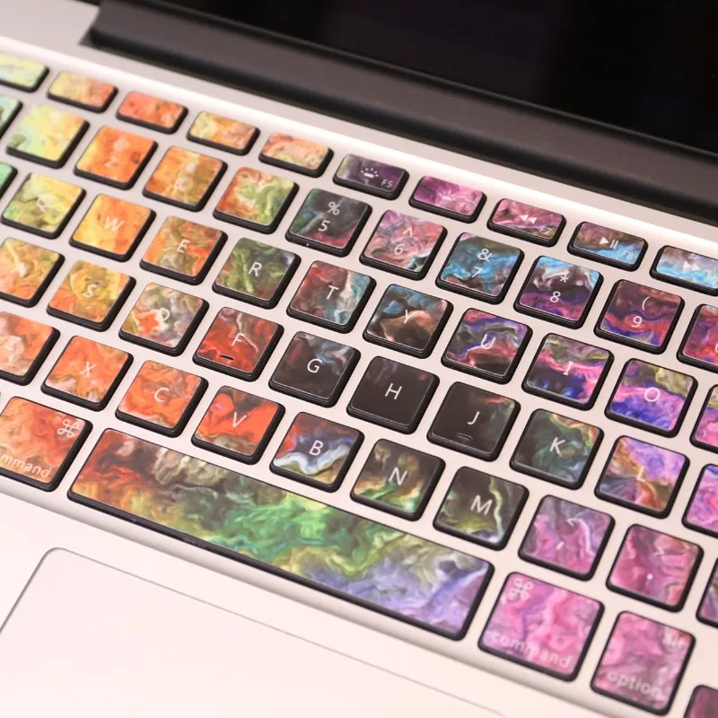 2018 Custom Vinyl Laptop Keyboar Color Skin Stickers Uk Usa Mac Laptop