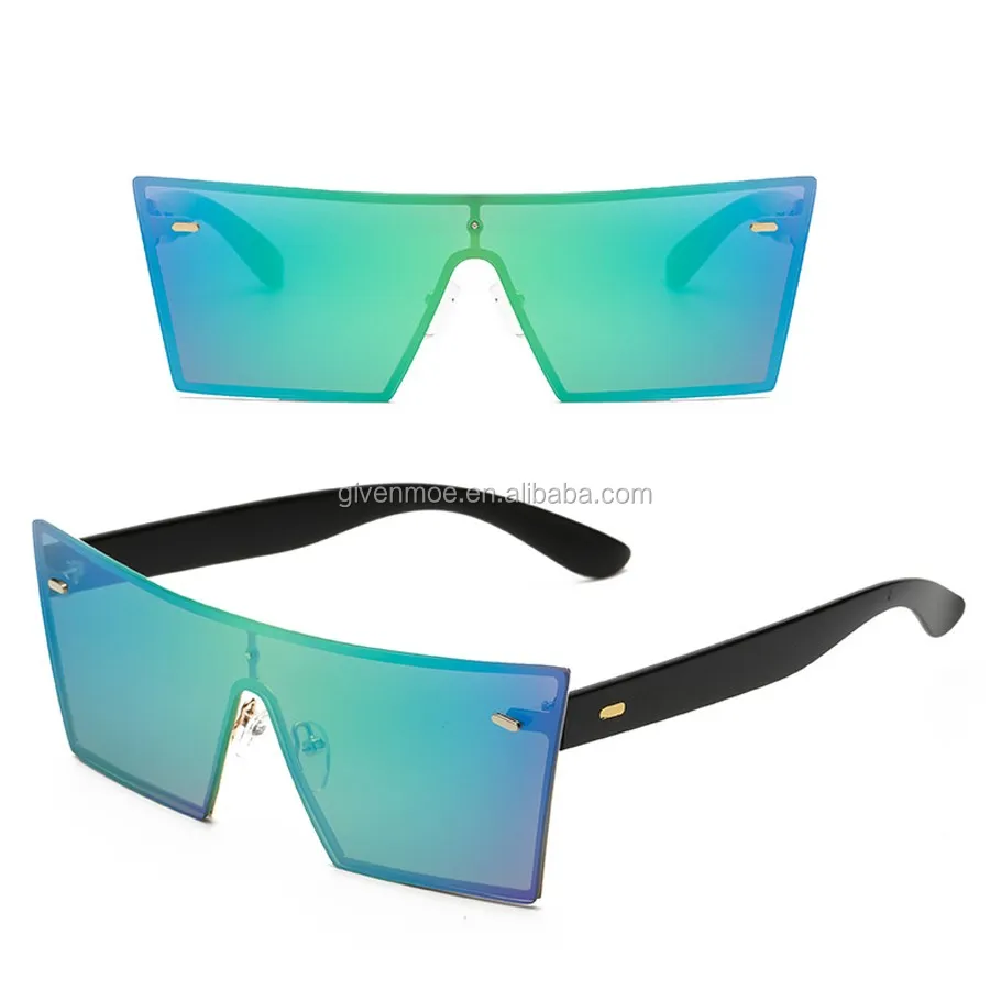 Oculos de sol quadrado espelhado Clearance