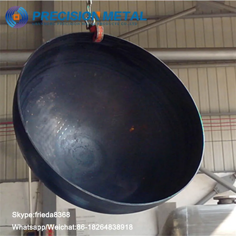 Carbon steel hemispherical head