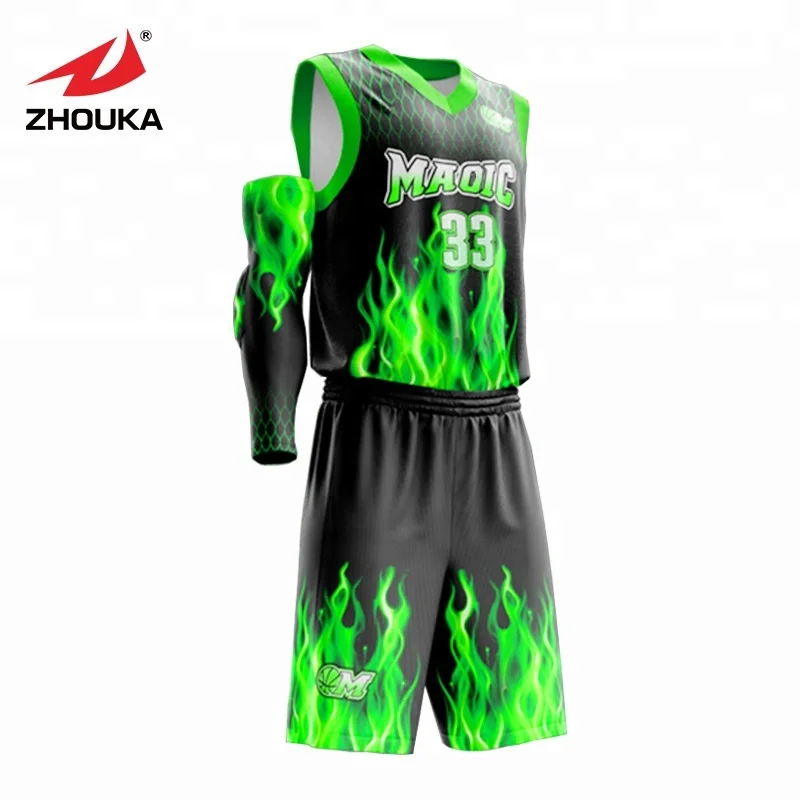 basketball jersey design 2018 green