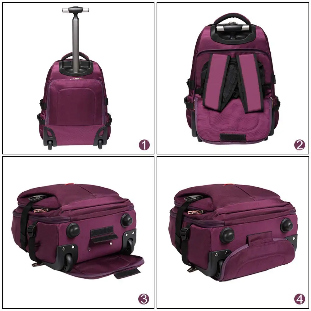 Amazon.com: SKYMOVE Mochila con ruedas de 19 pulgadas para adultos y  estudiantes escolares, portátil, libros, mochila de viaje : Electrónica