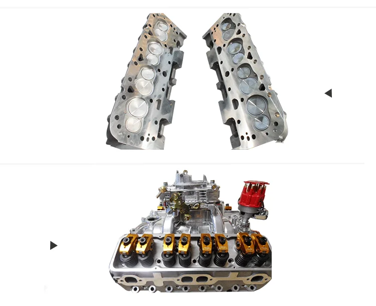 Aluminum Complete Cylinder Head For Chevy 350 V8 Engine - Buy V8