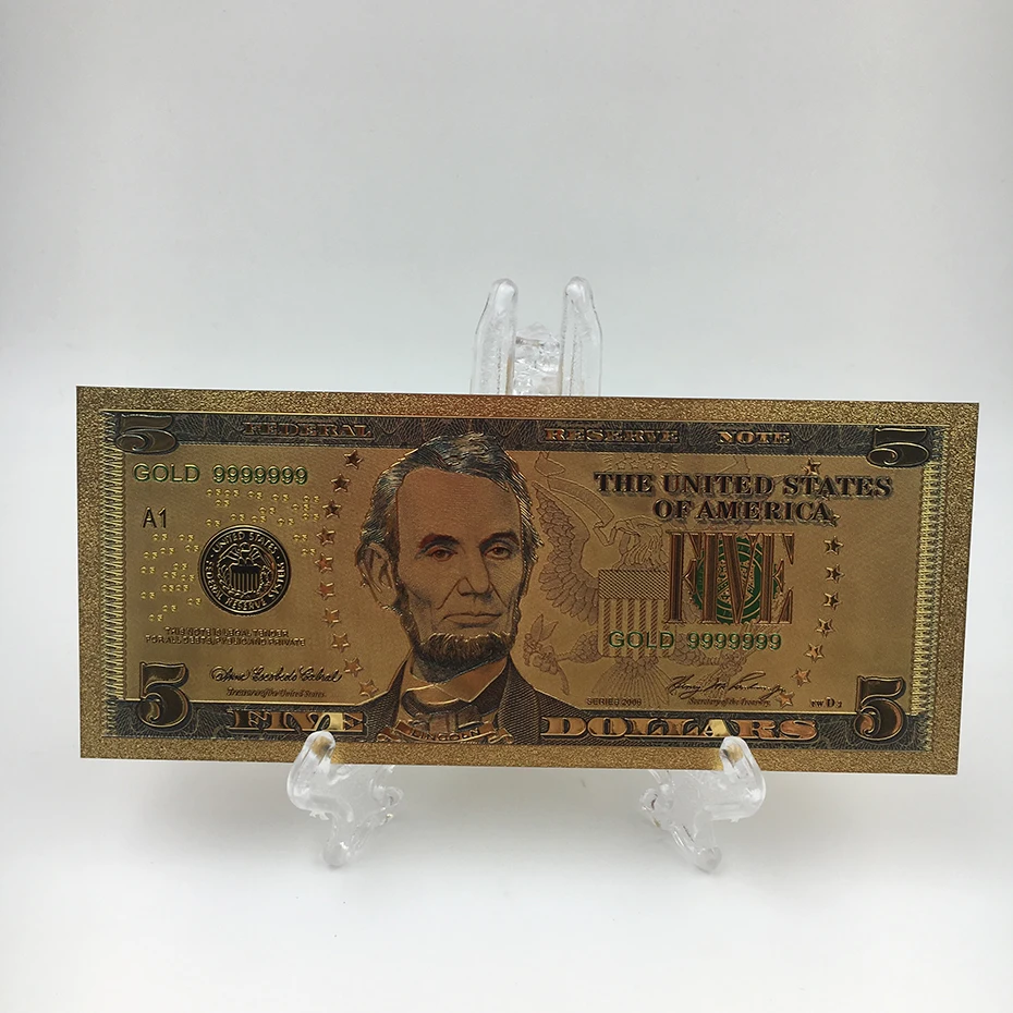 100万亿元 24 k金 999999 钞 one hundred trillion 元纸币纸钱金箔纸