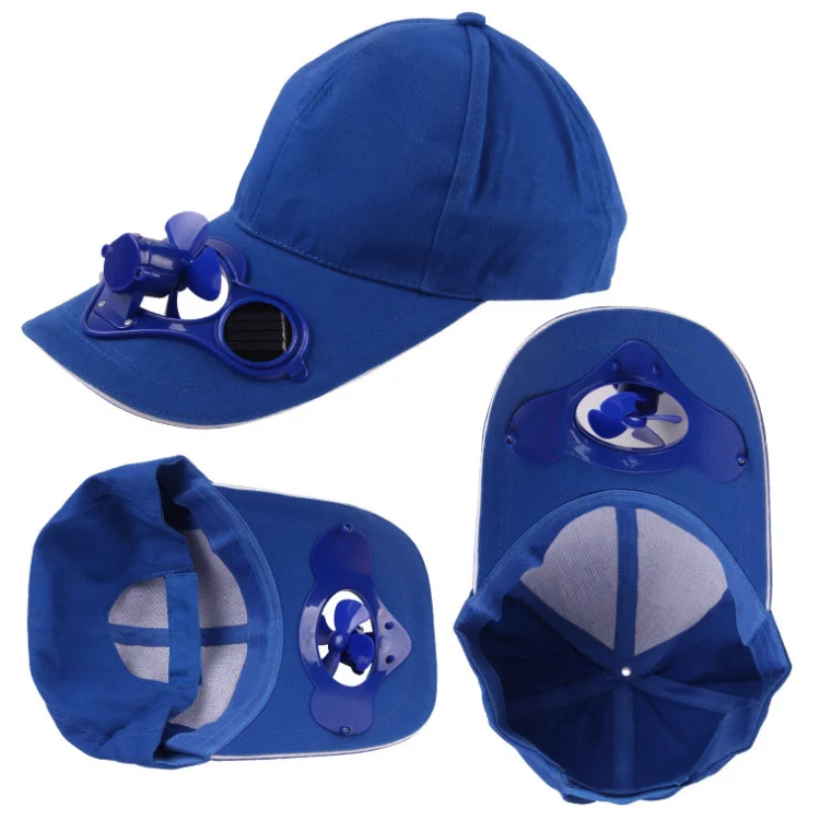 hat with cooling fan