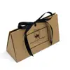 Get $1000 Custom Paper Bag with Logo Print,Fancy Paper Gift Bag Kraft Paper,Red Paper Bag with Ribbon Handle