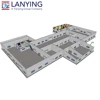 china low price apartment steel structure with sandwich panel used building