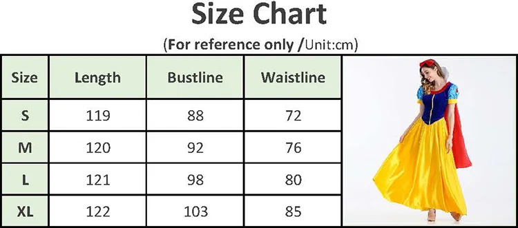 Adult halloween cosplay costume female stage performance wear snow white overskirt Frozen fairy tale women dresses