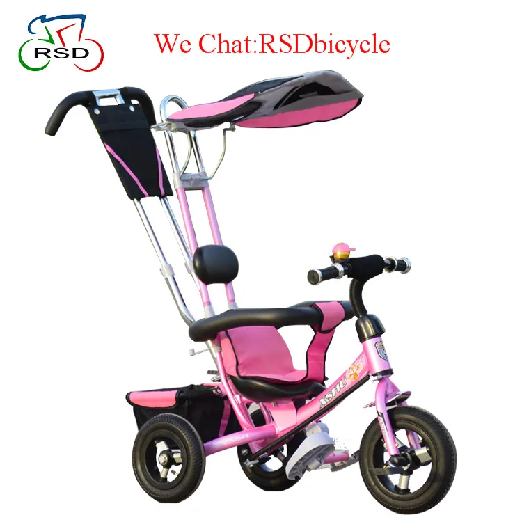 China Factory Wholesale 4 In 1 Baby Tricycle,Tricycle Kids Rotate Seat