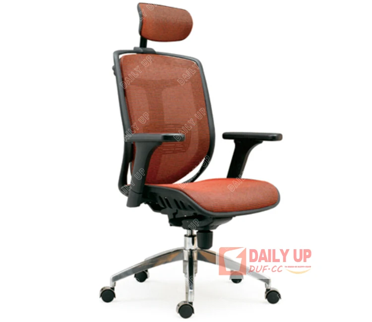 Luxury Executive Office Chairs Mesh Office Chair with Headrest Fabric Swivel Chair with Arm
