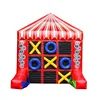 New design 2 games in 1 inflatable carnival games/ inflatable Tic Tac Toe bingo game,4 Spot Combo Games for sale