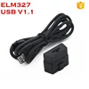 Factory! OBD2 Mini USB ELM327 USB OBD2 OBDII OBD 2 II RS232 standard interface NEW Car Fault Detector ELM327 USB