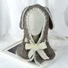 Hand-Woven Baby Rabbit Ears Thickening Wool Neck Shade Flap Winter Hats