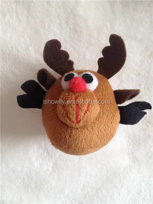 stuffed reindeer head