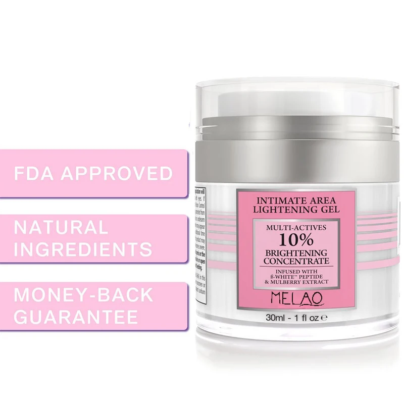 lightening gel for sensitive areas