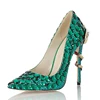 Elegant Sexy Bling Pointed Toe Snake Heel Crystal Rhinestone Stiletto Party Shoes