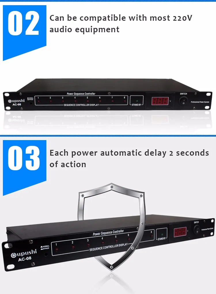 Professional Pa System Used 8 Channel Power Sequencer From Tmall Buy