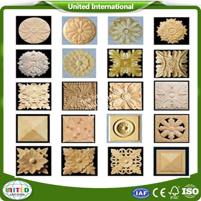 Hand Made Decorative Wood Appliques And Onlays for Furniture