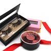Wholesale Make Own Brand Private Label Faux Mink Eyelashes Vendor Silk Fake Lashes 3D Real Mink Eyelashes