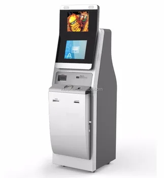 Mall Design Dual Screen Scan Passport Touch Screen Kiosk For Dispensing ...