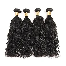 wholesale 8A 10A brazilian straight body kinky curly water deep wave 100% virgin human hair bundles with hd lace frontal closure