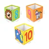 Preschool education DIY nesting stacking cube kids toy