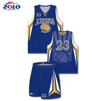 Sublimated Youth Basketball Uniforms 