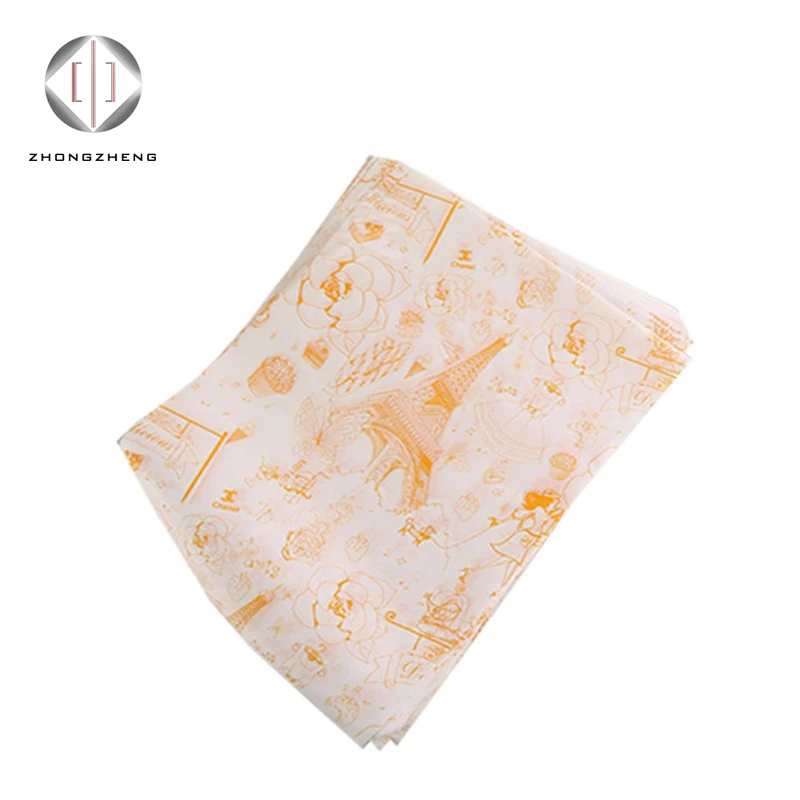 Food Wrapping Recycle Greaseproof Printed Baking Paper Parchment Paper