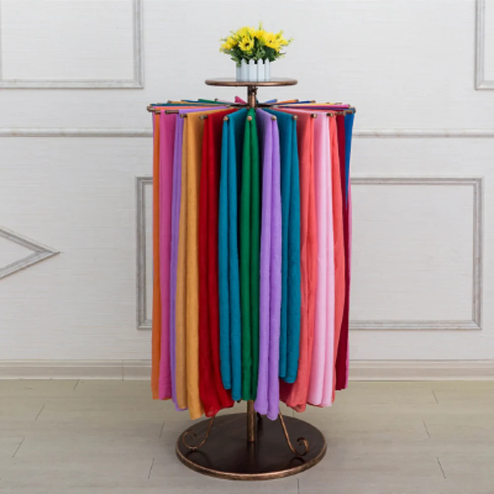 Flooring Stand Moveable Rotating Neckerchief Handkerchief Rack Display ...