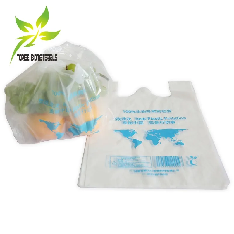 Pla Compostable Shopping Bags Certified As4736 En13432 Buy Pla Bags
