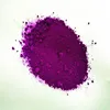 Fluorescent pigment violet little water content for plastic coloring