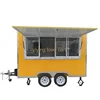 YY-FS300 Yiying Full Corners wrapped Square bakery food truck trailer for sale