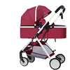 One key to collect lightweight can sit can lie baby stroller with big sleeping basket reversible