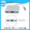 USB-C hub digital av multiport adapter type c to usb3.0 + vga + type c adapter For Apple Macbook 12" & LENOVO ZUK Z1 OTG Nexus 6