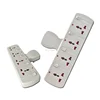 T-type adaptor 13A to 4way multi socket with individual switch and light extension socket