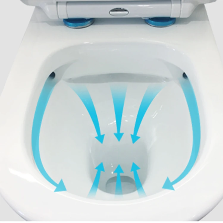 toilet bowl brand Movewayda two piece toilet rimless dual flush toilet