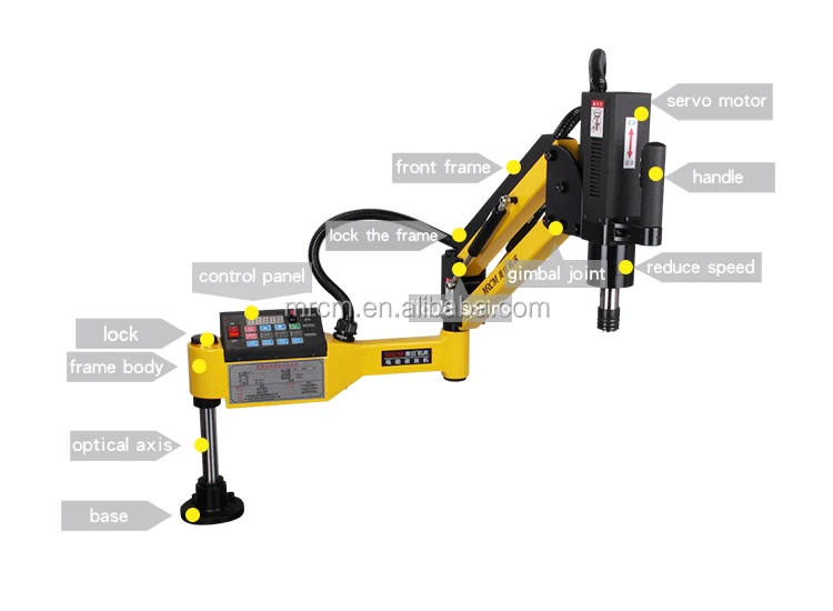 Online Whosale Electric Tapping Machine M3-M16 Swing Flexible Arm Servo ...
