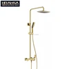 Kaiping sanitary ware gold bathroom taps bathtub shower set shower column set