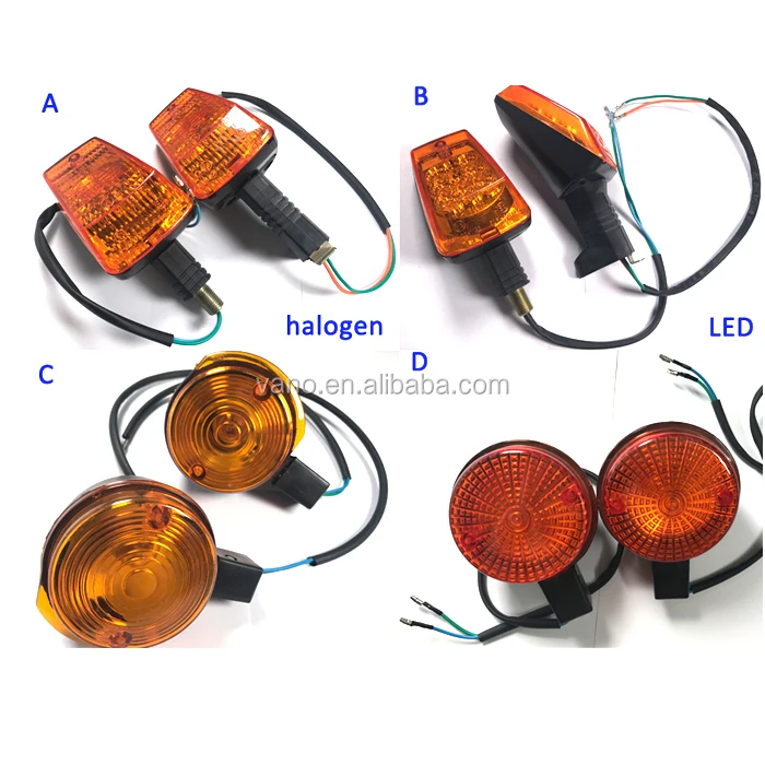 Orange Plastic Six Sided Motorcycle Indicator Turn Signal Light For SIMSON MZ ETZ TS