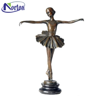 Sculpture: Dancer I (Bronze Ballet Dancing Girl smaller 