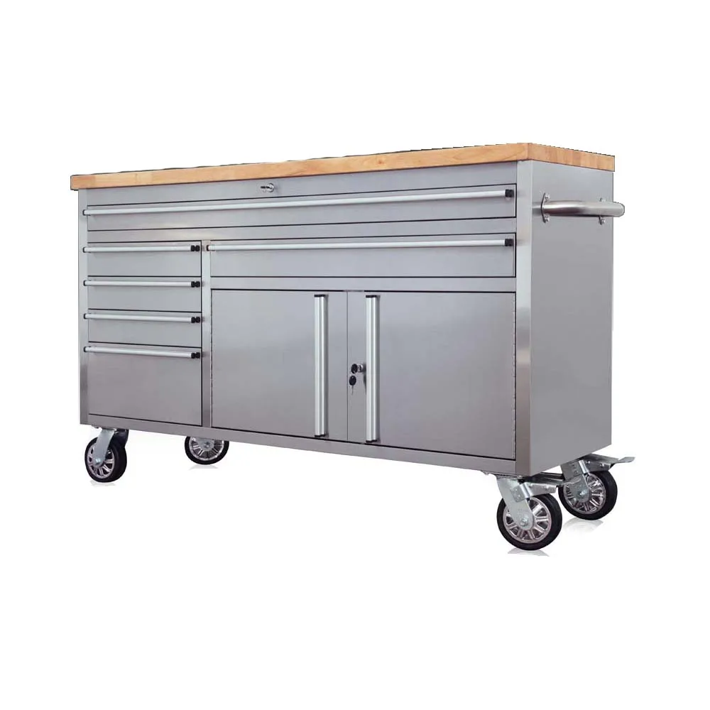 Mobile Garage Storage Cabinet 60 Inch Mechanics Work Bench